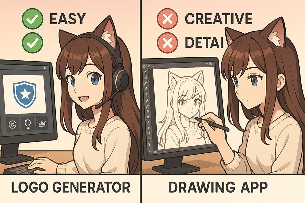 ジェネレーターとアプリの違い