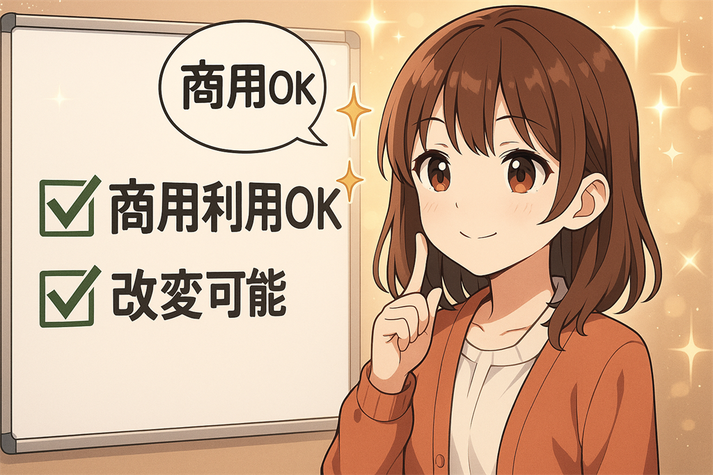 商用利用可能な無料モデル