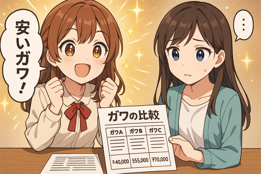 安い・格安のガワ