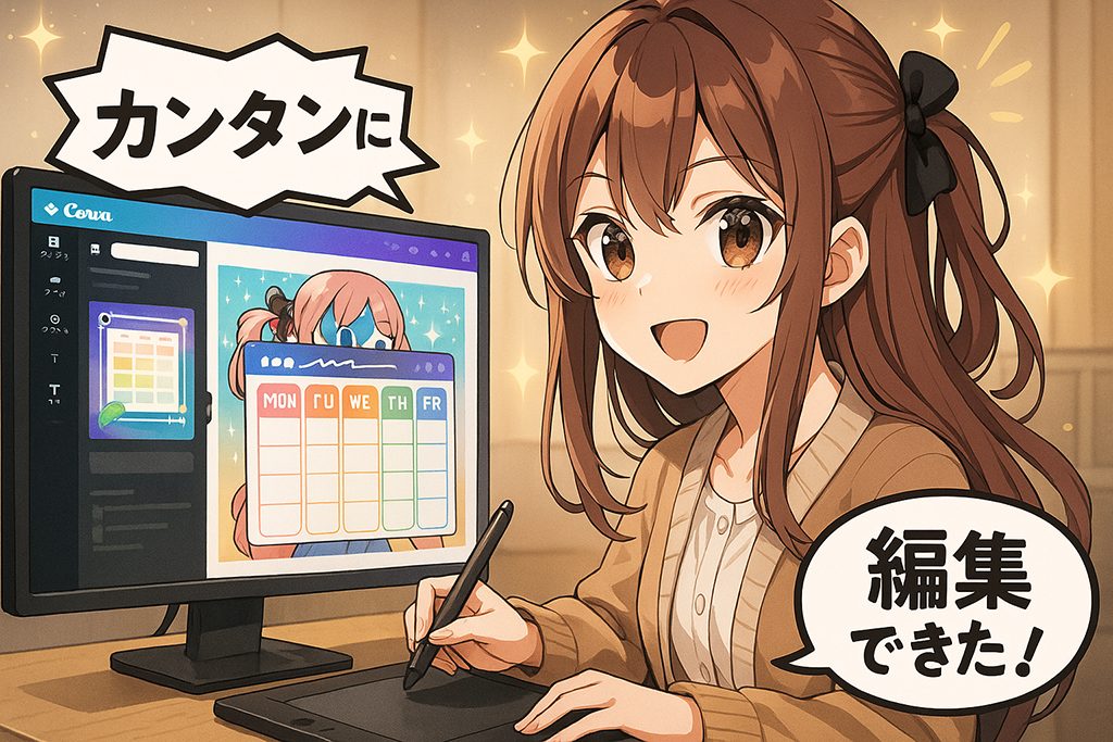 Canvaでスケジュール表