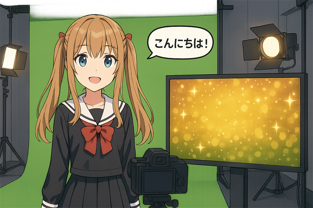 背景合成グリーンバック