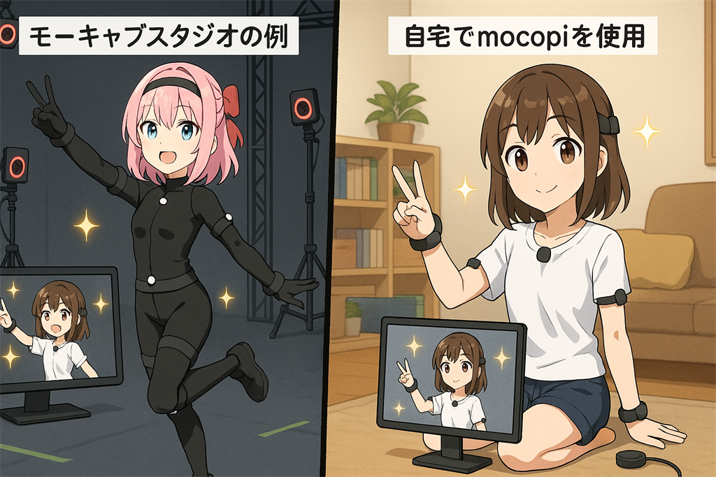モーキャプスタジオと自宅3D